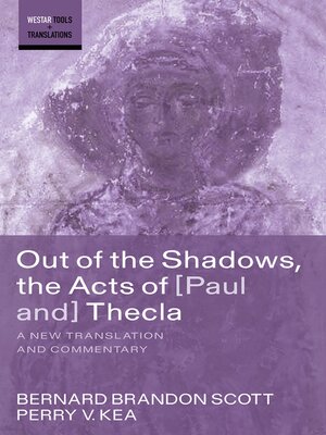 cover image of Out of the Shadows, the Acts of Paul and Thecla